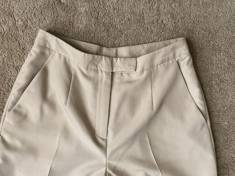 Liz Claiborne LizSport Hi Rise Vintage 90’s Beige Trousers Women’s Size 8 - Picture 2 of 13